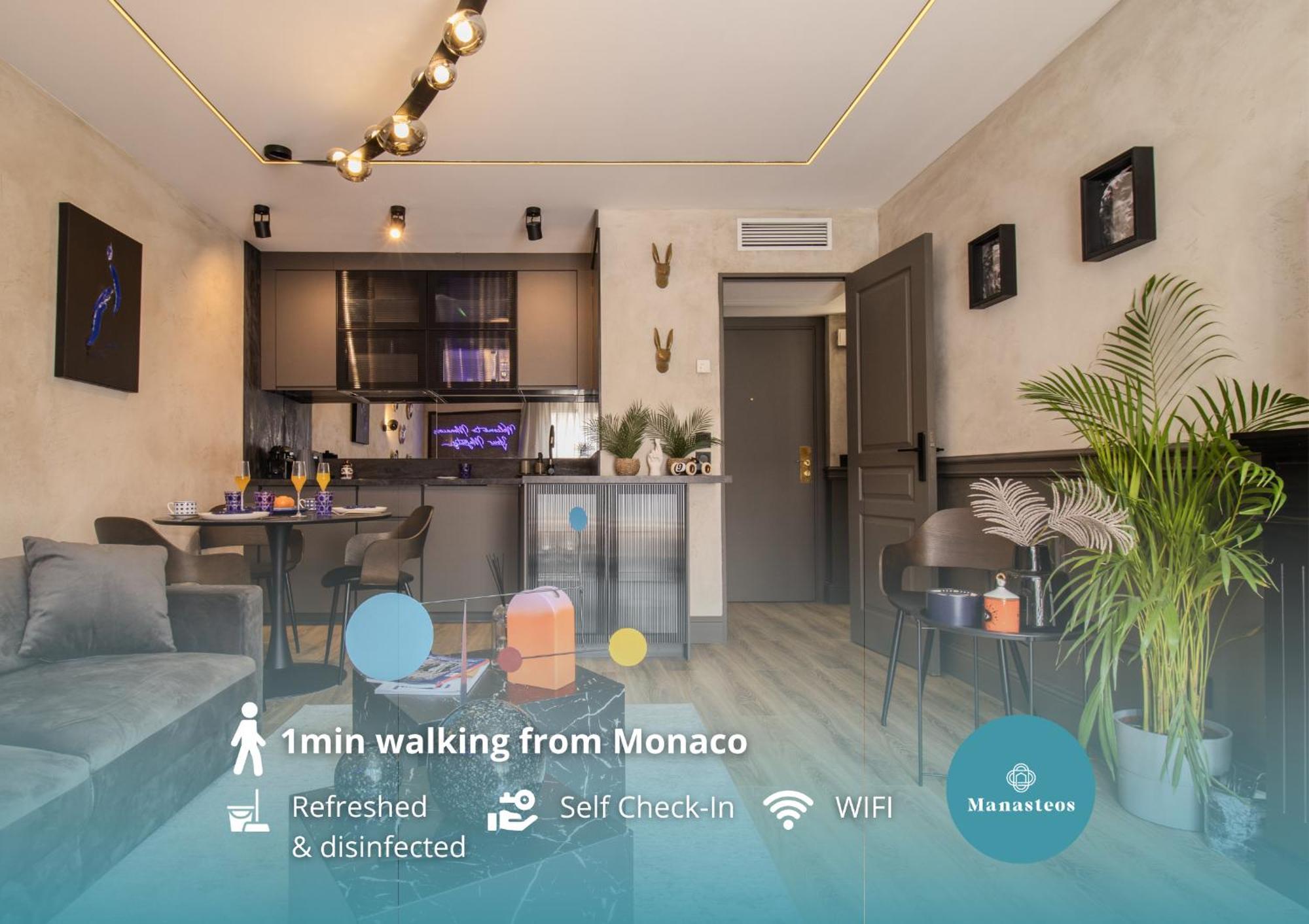 Apartamento Frontiere Monaco - Hypercentre - Bx Beausoleil Exterior foto
